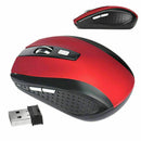 2.4GHz Wireless 2400DPI Cordless Optical Mouse Mice Receiver Laptop For PC G5O6