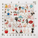 20pcs/pack Enamel Mixed Alloy Pendant Charms Jewelry DIY Accessories Random XMAS