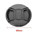 49mm lens cap Cover with string For Canon Nikon SLR Cameras DSLR Photo Y0T8 M0U2