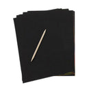 Scratch Pictures-Sheets-Colorful DIY Art Paper for Kids to Craft (10Pcs) K5C4