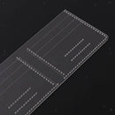13Pcs Clear Acrylic Fiber Wallet Pattern Stencil Template Tool DIY Leather Craft