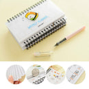 Cartoon Weekly Plan Schedule Spiral Coil Books Diary Notebook Transparen VXO