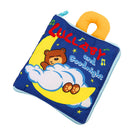 Cute 12 Pages Baby Early Learning Educational Book Goodnight Bear Cloth Books