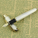Hot JINHAO 1200 18KGP Deluxe Dragon M Nib Fountain Writing Pen
