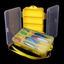 Rock Fishing Tackle Box Double Sided Plastic Lure Bait Hook Storage Box