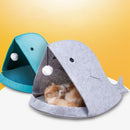 Cute Felt Pet Cat Beds Nest Dog House Basket Rabbit Pet Cave Funny Fish-Typ