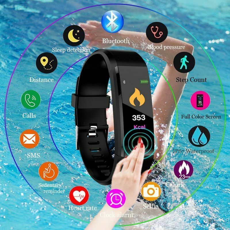 Outdoor Heart Rate Monitor Rate Monitoring Pedometer Fitness Equipment Wire D4J7