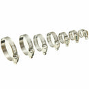 60 Pcs Stainless Steel Hose Pipe Hoop Strong Hose Clamp Wire Assorted Kit W/ Box