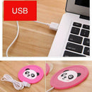 Cartoon Silicone Heater Warmer Cup Pad Hot Drinks Beverage Mat Cup Coaster E8W7