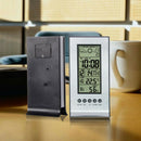 Indoor Weather Thermometer Station Daily Clock Snooze Forecast Calendar