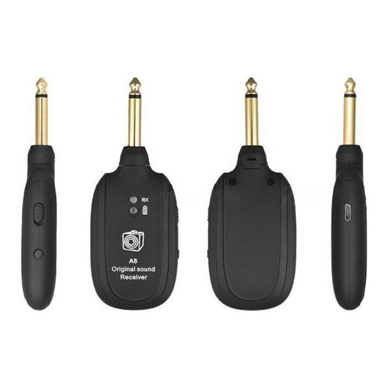 Wireless Audio Transmission Receiver Transmitter System for Electric Guitar A