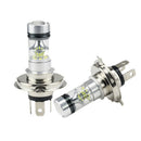 2Pcs High Power Led H4 Hb2 9003 Bulb 100W 20Led Car Fog Light Lamp Headligh P3D4