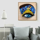 5D DIY Full Drill Diamond Painting Beast Girl Eye Cross Stitch Embroidery