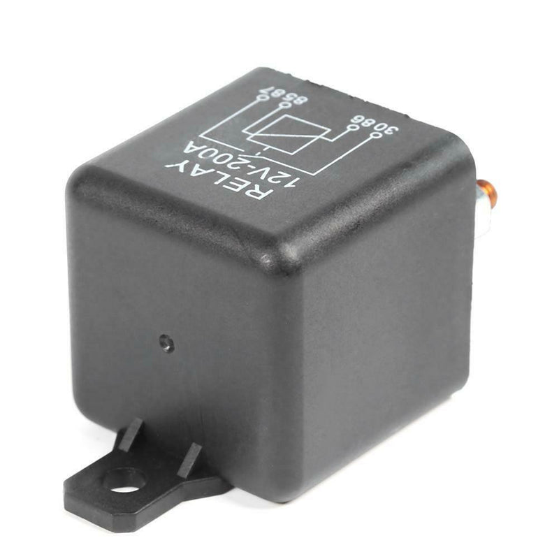 12V 200 Amp Heavy Duty Split Charge/Winch Relay for Car Van Boat 4 Pin