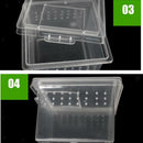 10x Feeding Container for Reptiles Insects Spider Tarantula Tanks Box H1