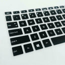 2 Pieces Silicone Laptop Notebook Keyboard Skin Cover For  15.6''BF Laptop