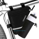 Waterproof Triangle Cycling Bike Bicycle Front Tube Frame Pouch Saddle Bag Black