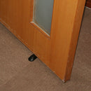 20x Plastic Security Door Stops Doors Jam Wedges Keep Open White/Black