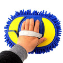 Microfiber Car Brush Wash Mop Mitt Extendable Handle Vehicle Washing X5C3