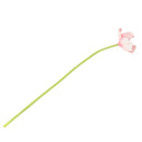 Artificial PU  Flowers Wedding Bouquet Home Decor Pink 10 Stems 32cm