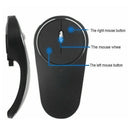 USB Aluminum Alloy Wireless Mouse Charging Silent Silent Office Portable Fa O7G3