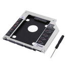 2.5 inch 9.5mm  SATA I/II/III Hard Disk Slot SSD HDD Bay Bracket for MacBook PC