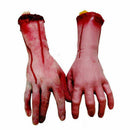 Bloody Hand Zombie Skinned Arm Skeleton Body Parts Dead Walking Halloween P S5A0