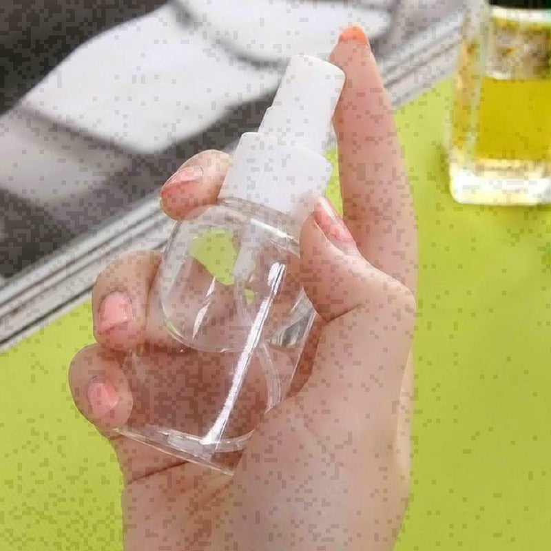 50ML Mini Plastic Transparent Mini Empty Bottle Spray DT Color potatble Ran Y9N3