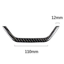 Carbon Fiber Door Armrest Storage Box Frame Cover Trim for F25 F26 (Black) A