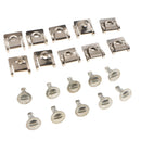 10x Under Engine Cover Screw Undertray Metal Clip For Audi A4 A6 8D0805121