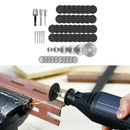 60Pcs Diamond Cutting Wheel with Mandrel and HSS Saw Blade Rotary Tool