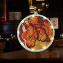 5D Diamond Lion Painting LED Light Full Drill Tool Set Night Lamp For Home Decor