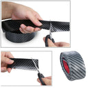 Bumper Strip Rubber Edge Guard Door Sill Protector Car Stickers Carbon Fiber
