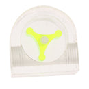 Acrylic G1/4'' Threaded Semicircle Computer Water Cooling Flow Meter 2Ways