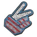 5Pcs Embroidered Star M Patch DIY Applique Iron On Fabric Bag Patches Sewing