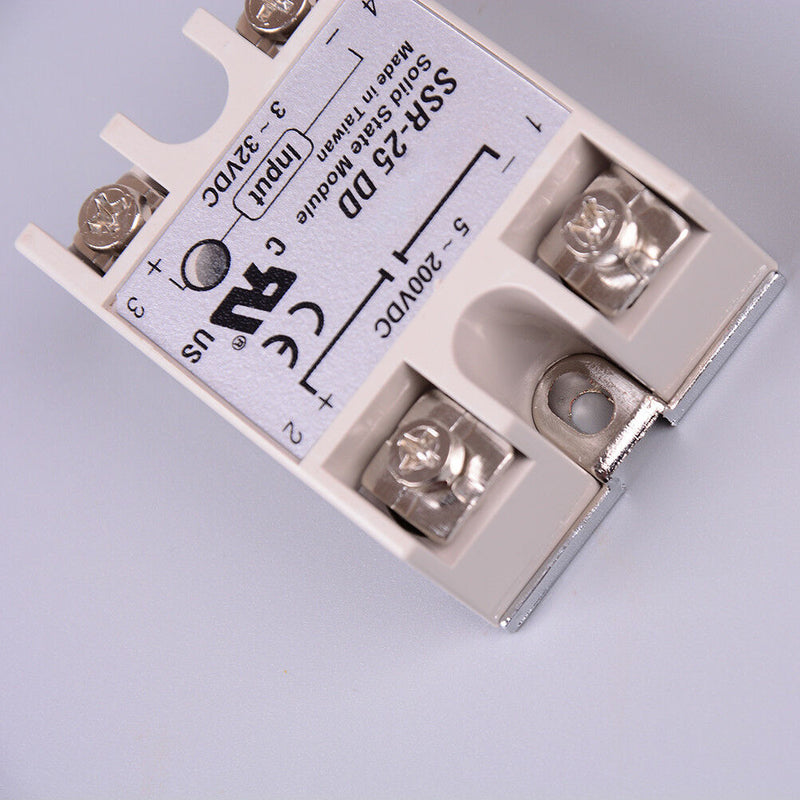 Solid state relay SSR-25DD 25A AC control DC relais 3-32VDC to 5-60VDC SSR 2  Bj