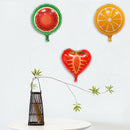 50Pcs summer aluminum balloon Strawberry Balloon Party Supplies Exquisite