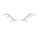 Fashion Rhinestone Flowers Stud Earrings Women Ear Jewelry Gift (Antlers A