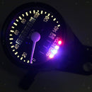 Motorcycle LED Tachometer+Odometer Speedometer Gauge KMH for Cruiser Chopper