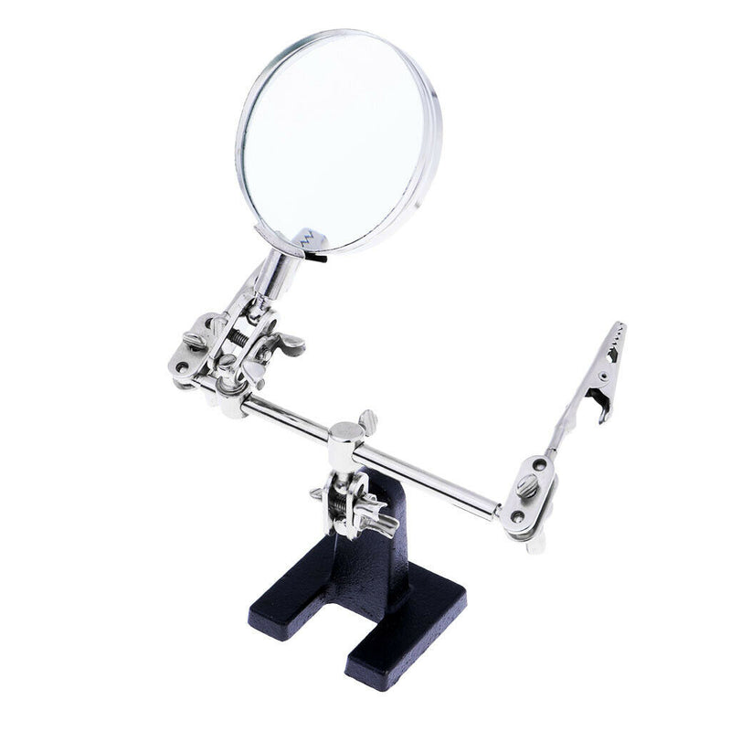 Helping Hands Magnifier 3.5x Glass W/ Alligator