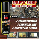 Car Rust Inhibitor Rust Remover Spray Rust Quick Cleaming Spray 120ml V3Y7