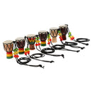 2 Pcs Djembe Pendant African Drum Jewelry Necklace for Children Gift A