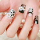 24Pcs Acrylic false french nail full finger nails art cover manicure diamond  Z