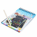 1pcs Scratch Note Black Cardboard Creative DIY Draw Sketch Notes for Kids T