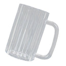 2Pcs Crystal Clear Acrylic Home Unbreakable Plastic Drinking Beer Mug 520ml