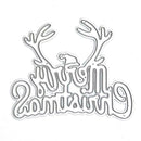 Merry Christmas Metal Cutting Dies for DIY Scrapbooking Embossing Stencils