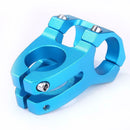 Wear-resistant MTB Bike Handlebar Stem 31.8mm Cycling Accessories (Blue) A