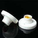 2 Pcs Wall Ceiling Light Lamp Bulb Holder Round E27 Screw Base Socket White BKK