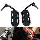 2 Pcs Black Steel Car Exterior Side Door Foot Pegs Rest Pedals Plate Car Ac