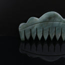 natural stone comb women handmade jade comb shape design massage comb OZ BX